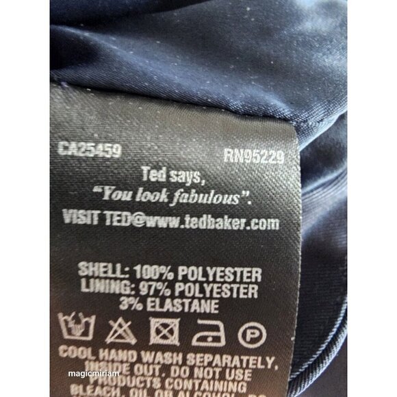 BNWT Ted Baker London Samsa Entangled Enchantment Crop Top - Picture 12 of 15